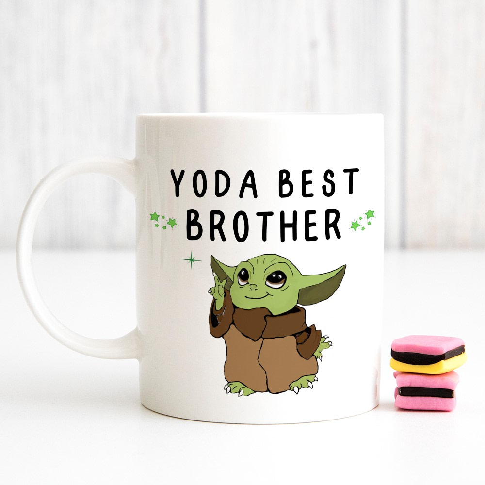 Yoda Best Brother Mug Best Brother Ever Gift Baby Yoda Mug Funny Gift